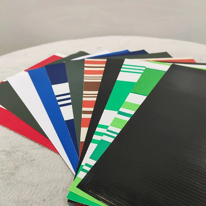 PVC Stripe Sunshade Tarpaulin